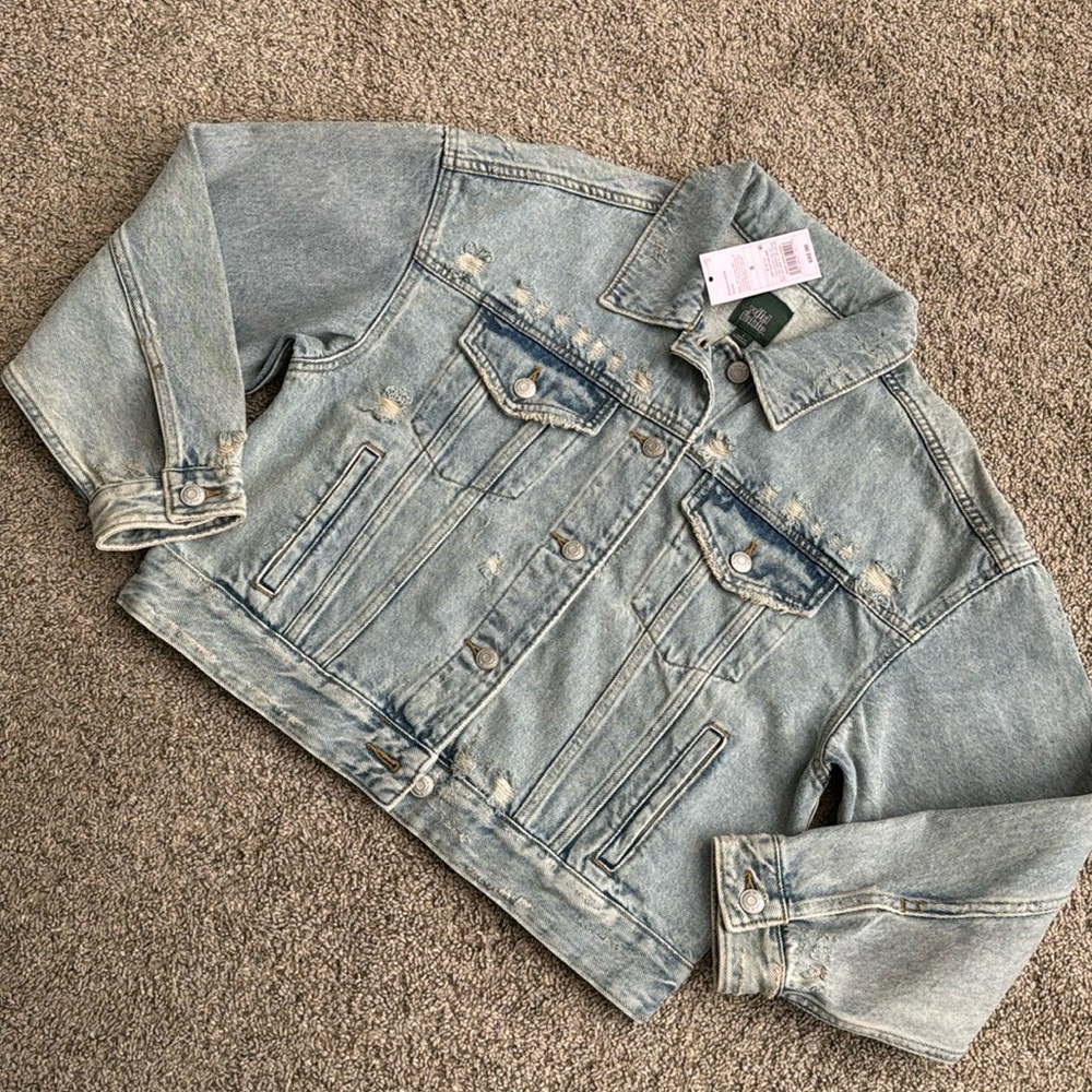 Wild Fable Cropped Trucker Jacket